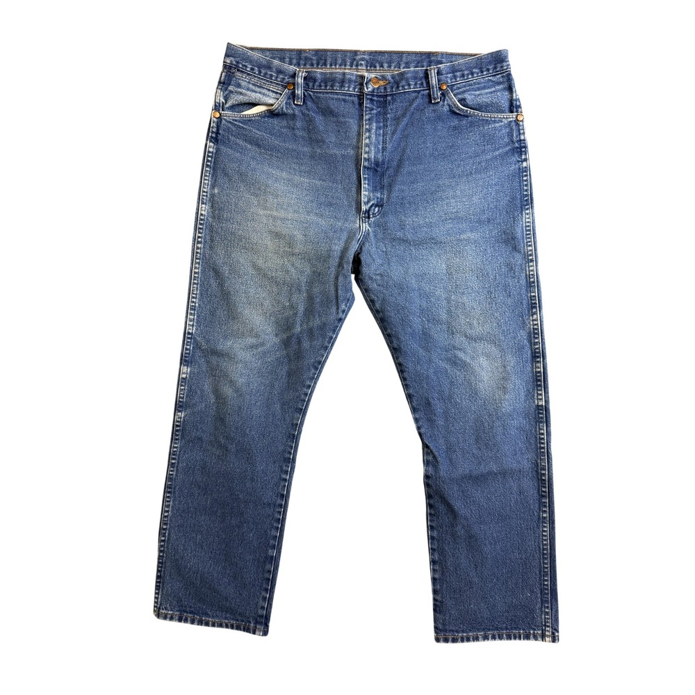 Wrangler Cowboy Cut Jeans Mens 40x30 Blue Bootcut 13MWZ High Rise Western Denim